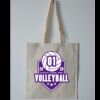 Budget Calico Tote Bag Thumbnail